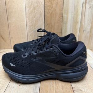 Brooks Women's Ghost 15 Running Shoes Black Size 6.5 Wide